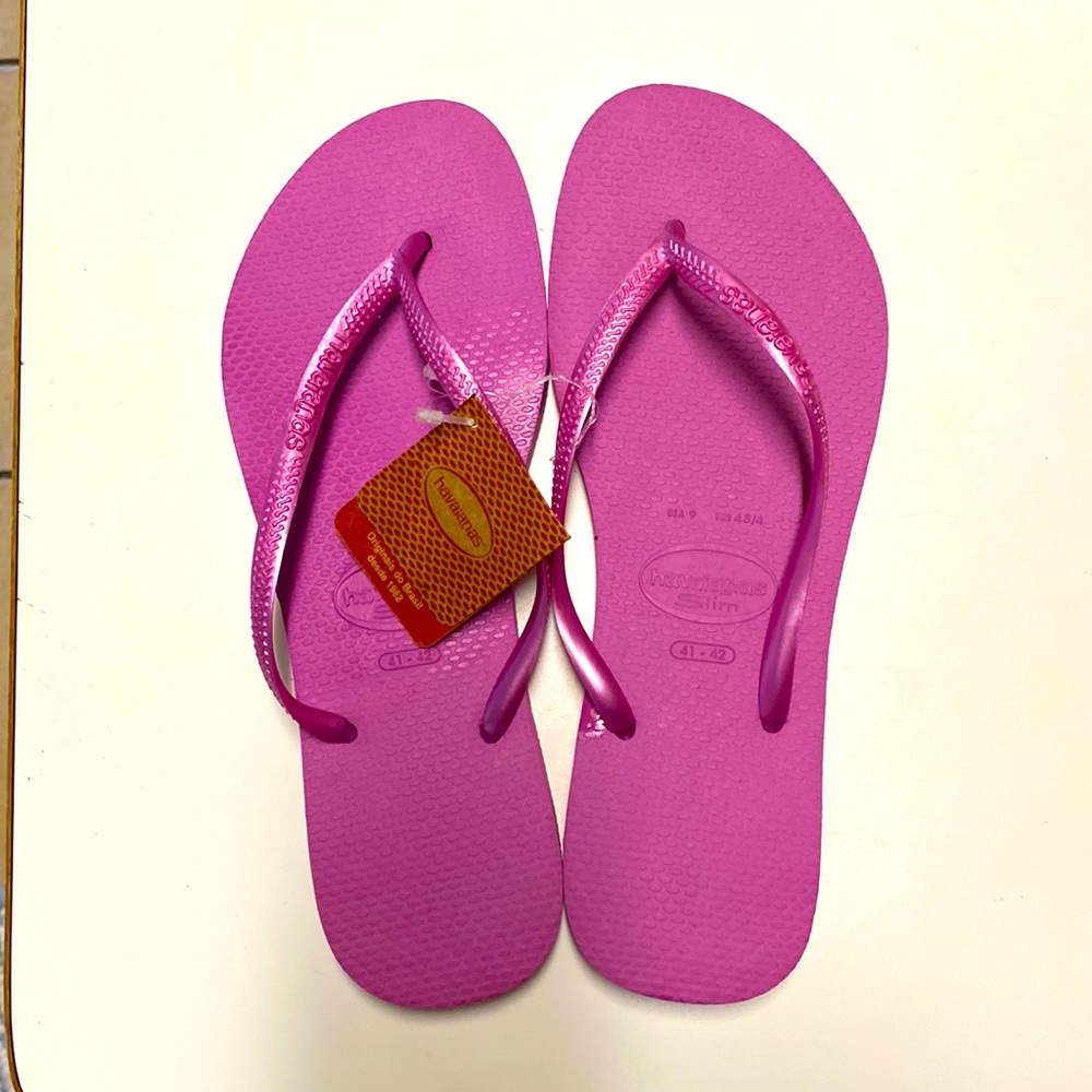 Havaianas Size 41-42 (US 9) Hot Pink NWT